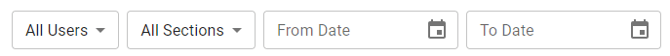 Audit Trail filter