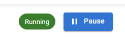 Running icon and Pause button.