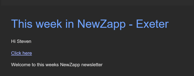 Screenshot of the proof showing just the Exeter content