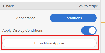 Screenshot showing where you can check the condition.
