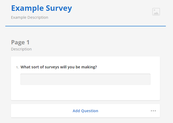 Survey title