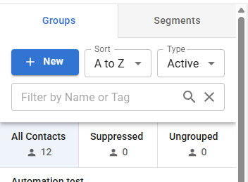 Screenshot of the Ungrouped folder.